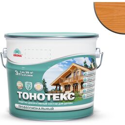 Защитно-декоративный состав для дерева KRONA Тонотекс 66332509