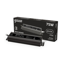 Блок питания Gauss 75W 24V IP66
