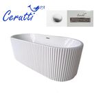 Ванна акриловая Ceruttispa Ceza's 170x75 CT9330 отдельностоящая, белая