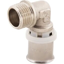 Угол комбинированный 90° Valtec 1/2"x20 мм НР латунь VTM.253.N.002004