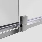 Душевая дверь Ambassador Elysium 100x200 111021104KX стекло прозрачное, профиль хром