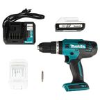 Дрель-шуруповерт аккумуляторная ударная Makita HP488D002, 18 В Li-ion 2x1.5 Ач
