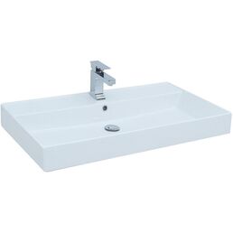 Тумба с раковиной Aquanet Nova Lite 60 см подвесная 2 дверцы, дуб рошелье