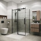 Душевой уголок Grossman Classic 110x80 120.K33.04.1180.42.00 без поддона, стекло прозрачное, профиль графит сатин