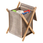 Корзина с крышкой Casy Home For Professionals, цвет бежевый