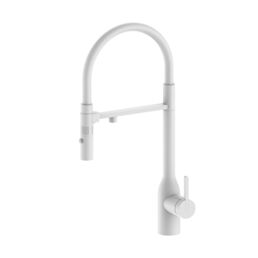 Смеситель для кухонной мойки Paulmark Magneto One Ma213188-WH белый