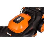 Газонокосилка аккумуляторная бесщеточная Worx WP733E 20 В 30 см 1x4 Ач АКБ и ЗУ входит в комплект