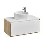 Столешница Aquaton Либерти 90 см 1A279703LY010 белый глянец