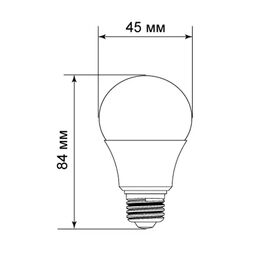 Лампа светодиодная Bellight E27 175-250 В 9 Вт шар 1000 лм нейтральный белый цвет света