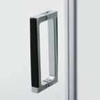 Душевой уголок Wasserkraft Aller 120х100 10H10LBLACK MATT без поддона, стекло прозрачное, профиль хром, петли черные матовый