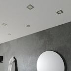 Спот светодиодный встраиваемый влагозащищенный Inspire Extraf XS под отверстие 75мм 1м² регулируемый белый свет цвет металлик