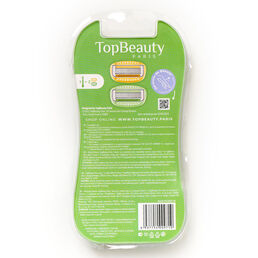 Бритва женская Topbeauty Paris 1 бритва и 2 сменные кассеты