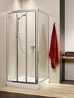 Душевой уголок Radaway Treviso DW 80x80 32313-01-01N стекло прозрачное, профиль хром, без поддона