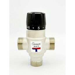 Термостатический смесительный клапан 1" НР 20-43С KV 2,5 ZEISSLER ZSm.412.254306