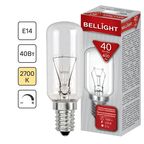 Лампа накаливания Bellight E14 230 В 40 Вт туба 400 лм теплый белый цвет света для диммера