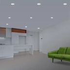 Спот встраиваемый Inspire Buziet GX53 под отверстие 90 мм цвет никель