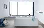 Ванна акриловая Abber 160x80 AB9406-1.6 белая с каркасом в комплекте