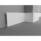 Плинтус напольный Atrium РМ полистирол ударопрочный цвет белый 2000x16x80 мм