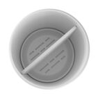 Стакан для ванной Ambient Flux настольный двойной пластик белый (AFX036ABSWT)