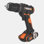 Дрель-шуруповерт ударная аккумуляторная WORX WX370.9, 50Нм, 20В, без АКБ и ЗУ
