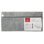 Ящик с отделениями Casy Home For Professionals 50x22x18см, серебряный