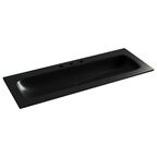 Раковина накладная мебельная Ceramica Nova Grace 1210x457x137 мм CN7024MB, с тремя отверстиями под смеситель, черный матовый