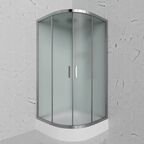 Душевая кабина Frank 100x100 F400/1 М стекло матовое, профиль хром