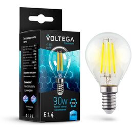 Лампочка светодиодная E14 9W Graphene Voltega Globe 7137