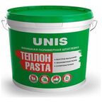 Шпаклёвка полимерная финишная Unis Теплон Pasta 15кг, шпатлевка для стен и потолков Юнис перед покраской и поклейкой обоев, паста