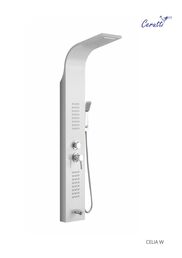 Душевая панель Ceruttispa CT10402 белая