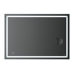 Зеркало Am.Pm Gem 100х70 с контурной LED-подсветкой, часами и косметическим зеркалом