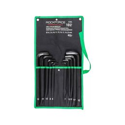 Шестигранные длинные ключи г-образные Rockforce RF-5107L(58809)