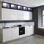 Фасад для кухонного шкафа Аша 32.8x76.5 см Delinia ID ЛДСП цвет белый