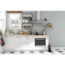 Карниз для кухонного шкафа Аша белая Delinia ID 200x4 см ЛДСП цвет белый