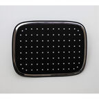 Душевая стойка Esko ST200Black с изливом, черная, хром
