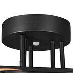 Люстра потолочная светодиодная Arte Lamp Taygeta с пультом управления 15 м² регулируемый белый свет цвет черный