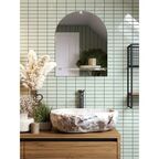 Зеркало для ванной Omega Glass NNKP201M с полкой 40x50 см арка