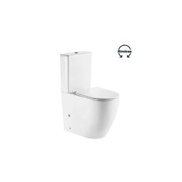 Напольный унитаз Ceruttispa Bella CT8709 с крышкой белый
