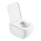 Подвесной унитаз BelBagno Alpina BB10100CHR/SC безободковый, с крышкой микролифт, белый