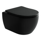 Унитаз подвесной Ceramica Nova Play CN3001MB с сиденьем микролифт, черный матовый