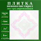 Потолочная плитка из пенопласта экструдированная с рисунком ламинированная