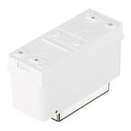 Щит распределительный навесной Systeme Electric City9 пластиковый IP40 140х85х55 мм 2 модуля прозрачная дверь белый