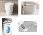 Электронный унитаз Ceruttispa Ersilia SmartCT10616 Tornado, безободковый, с сиденьем микролифт, белый