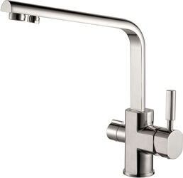 Смеситель Kaiser Decor 40144-5 для кухонной мойки, серебро