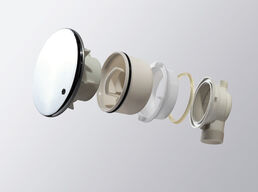 Акриловый душевой поддон Cezares TRAY-A-AH-100/80-15-W