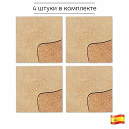 Декор керамический VEGA DECO ANGULO 10х10 см (комплект 4 штуки)