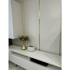 Стеновые панели Paneliavrora RILIEF, МДФ, 50x50 см, 4 панели в упаковке, цвет белый