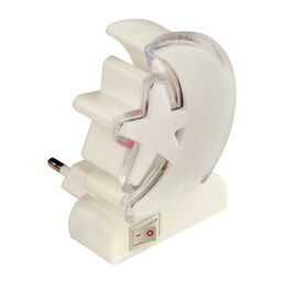 Ночник светодиодный для детской DTL-301-Месяц со звездочкой/RGB/4LED/0,5W Uniel