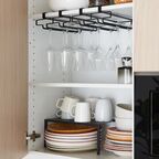 Вставка 33x21x14 см в полку металл цвет серый