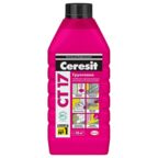 Грунтовка Ceresit CT 17 глубокого проникновения, 1 кг, 1 л, желтый